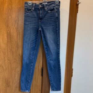 PAIGE Dark Blue Skinny Jeans